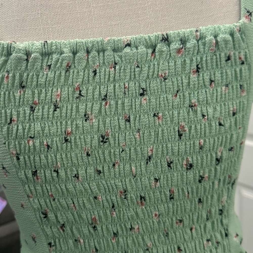 BP floral green mini dress - Picture 2 of 7